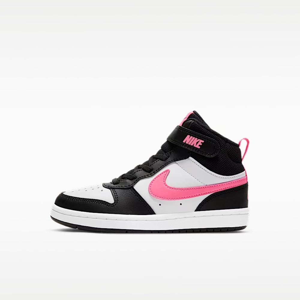 NIKE - LITTLE KIDS NIKE COURT BOROUGHS MID 2 - SIZE 3Y - Picture 2 of 11